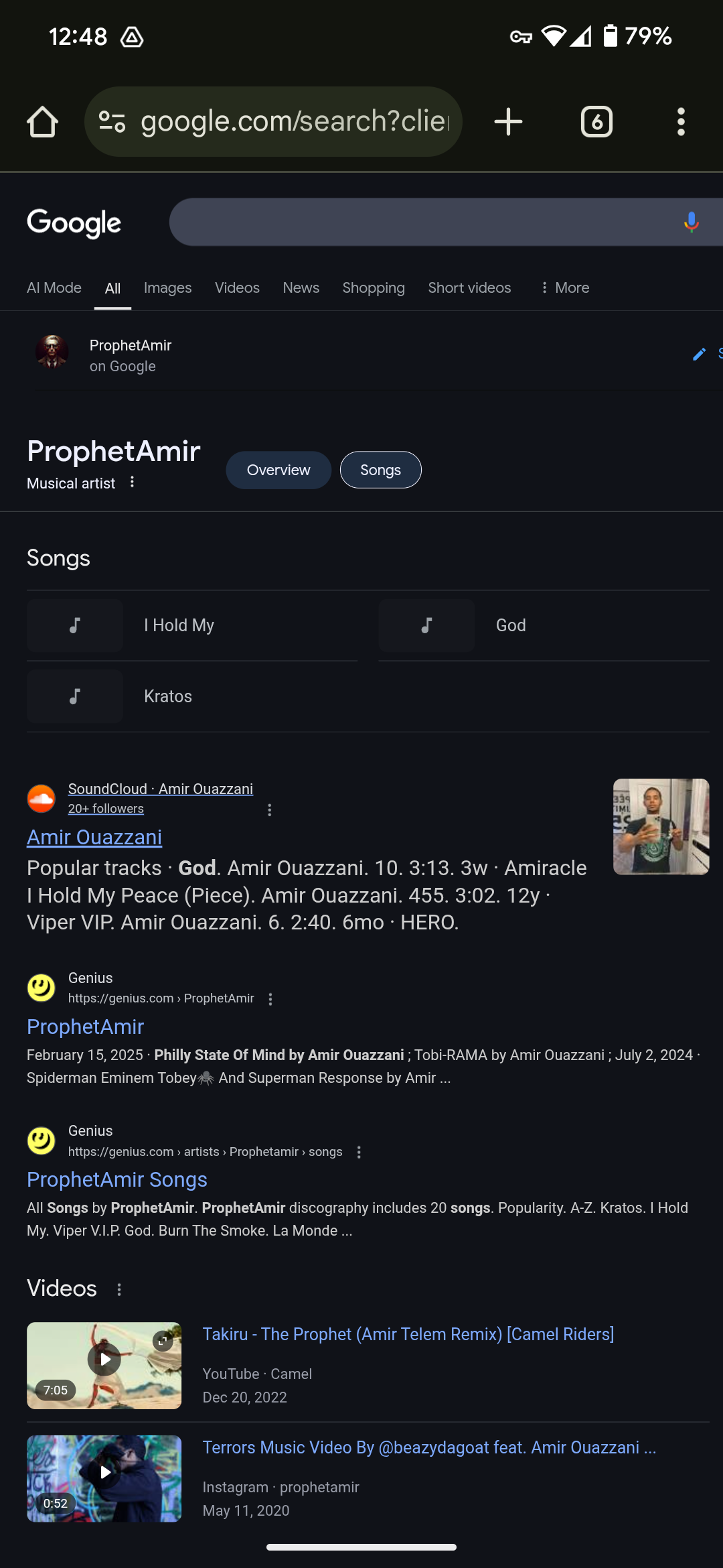 ProphetAmir Google Music